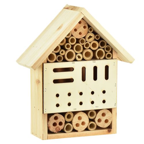 Floristik24 Insect hotel wood fir insect house natural H23,5cm