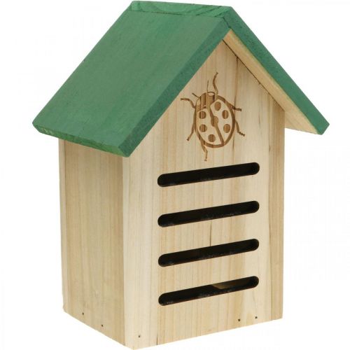 Floristik24 Insect hotel wood, insect house garden ladybug H21.5cm