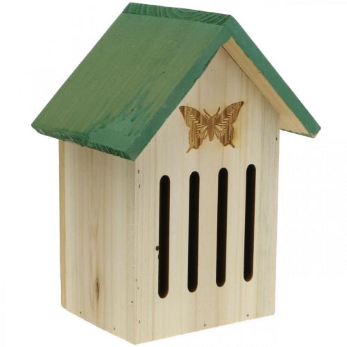 Floristik24 Insect hotel wood, insect house, nesting aid butterfly H21.5cm