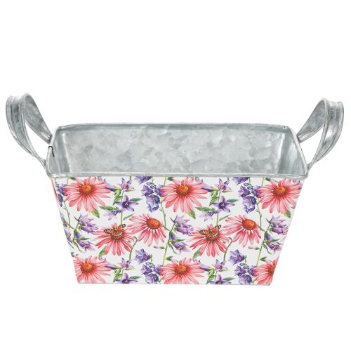 Product Jardiniere Spring Flower Box Metal Decoration 20×12.5×10cm