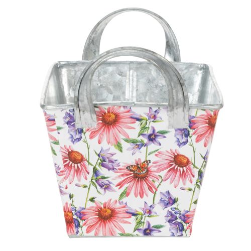 Product Jardiniere Spring Flower Box Metal Decoration 20×12.5×10cm