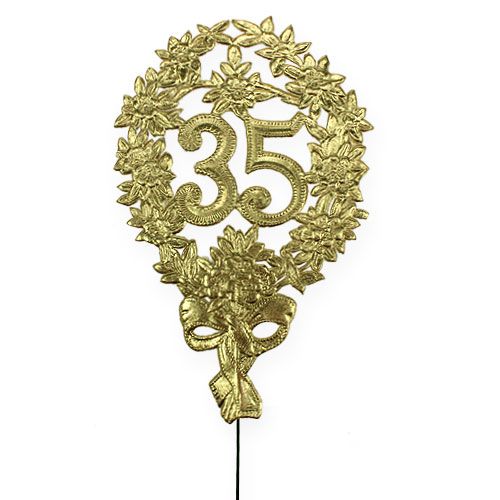 Anniversary number 35 Ø8cm 10pcs