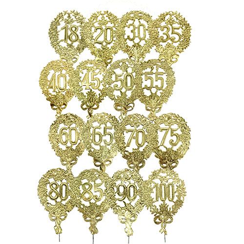 Product Anniversary numbers Gold