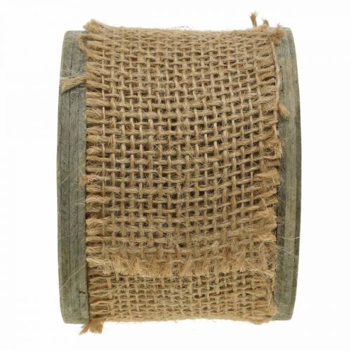 Floristik24 Decorative ribbon rustic, natural jute ribbon, gift ribbon natural colors B45mm L3m