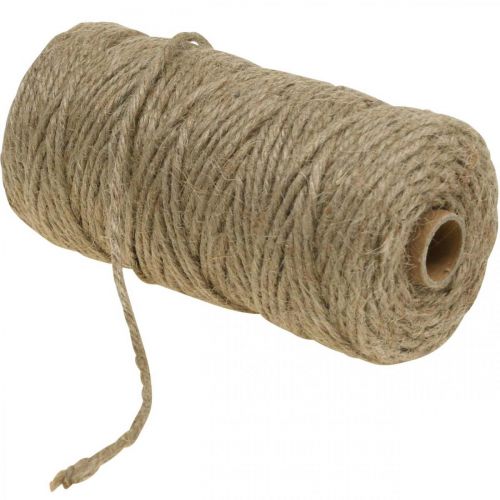 Product Natural jute cord, natural fiber, decorative cord Ø4mm 100m