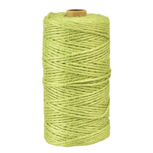 Floristik24 Jute ribbon light green jute cord ribbon jute green Ø3mm 200m