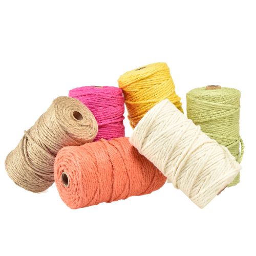 Product Jute ribbon jute cord ribbon jute decorative ribbon Ø4mm 100m