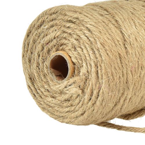 Floristik24 Jute ribbon jute cord ribbon jute decorative ribbon natural Ø4mm 100m