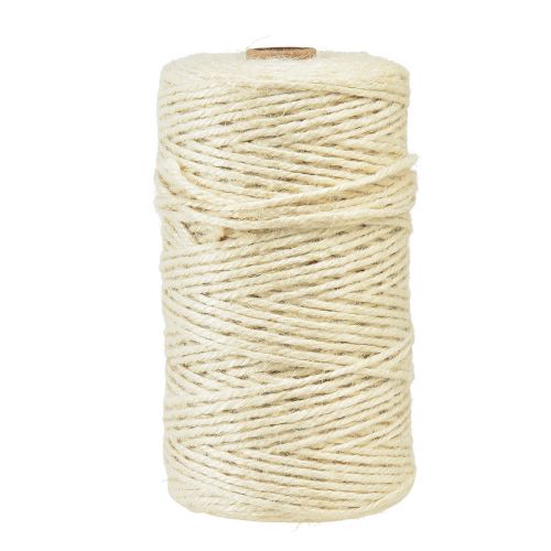 Floristik24 Jute ribbon jute cord decorative ribbon jute cream Ø3mm 200m