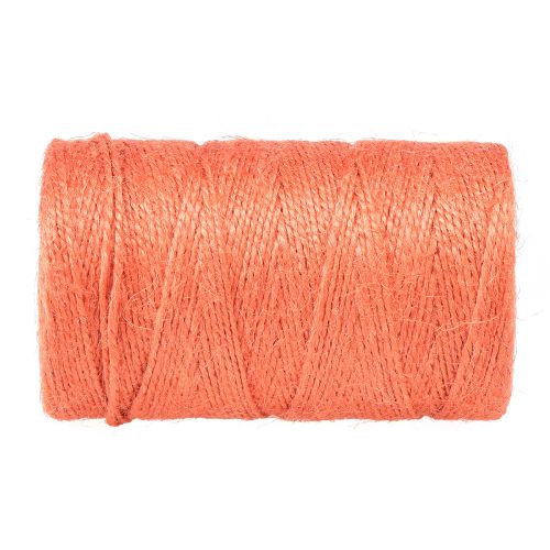 Product Jute ribbon jute cord jute ribbon orange Ø2mm 200m