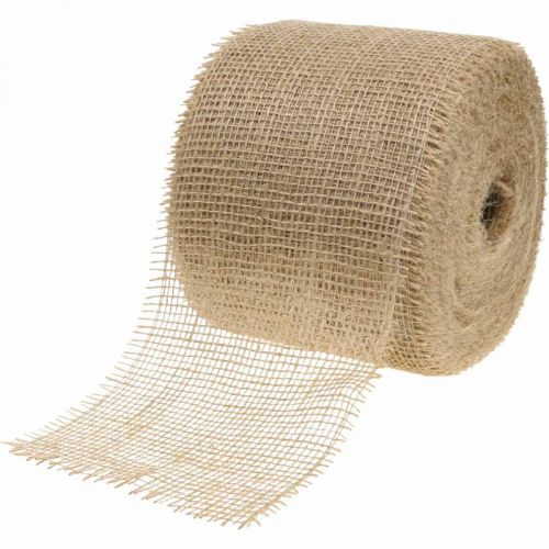 Floristik24 Jute ribbon nature 15cm 40m