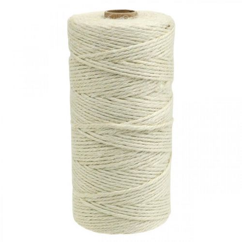 Product Jute cord, natural jute cord natural colors, bleached Ø3mm L200m