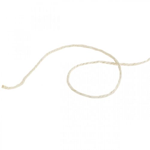 Product Jute cord, natural jute cord natural colors, bleached Ø3mm L200m