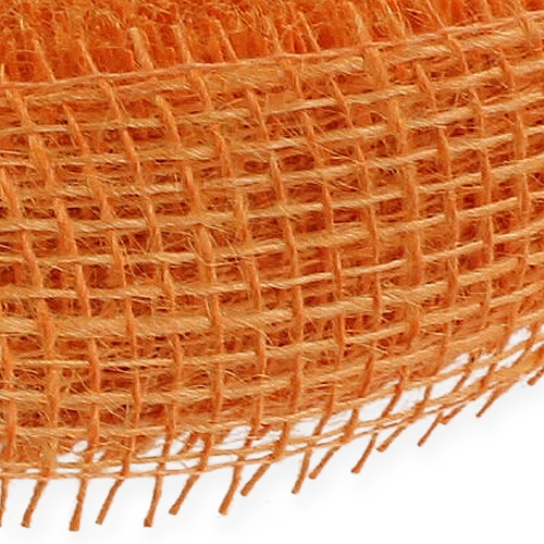 Product Jute ribbon light orange 5cm 40m