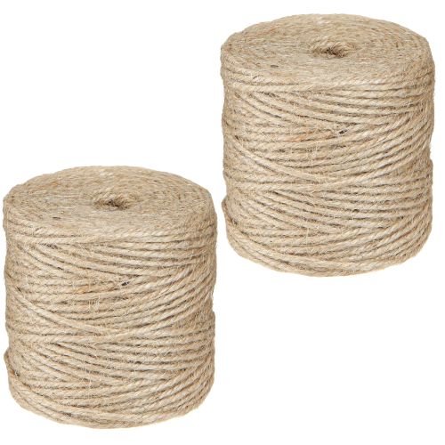 Product Jute yarn jute cord natural 3mm roll with 100m × 2pcs