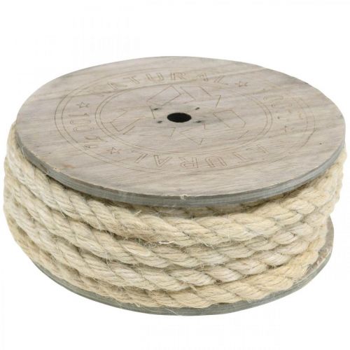 Product Jute cord cream decoration cord made of jute natural fiber 8mm 7m