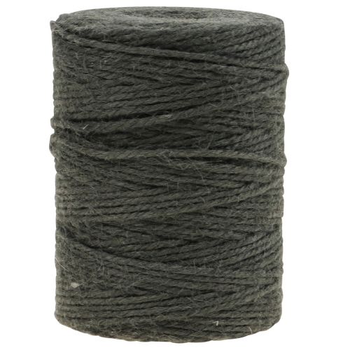 Floristik24 Jute cord jute cord decorative cord jute anthracite Ø3mm 150m