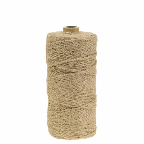 Floristik24 Versatile jute cord natural 2mm 200m 1 pc