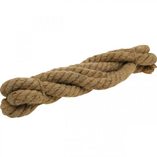 Floristik24 Deco rope maritime jute cord natural summer decoration rope Ø3cm 3m