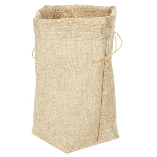 Jute bag 13.5×11cm H25cm | Floristik24.co.uk