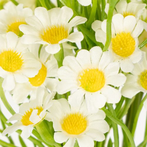 Product Artificial chamomile as a bouquet of flowers for natural and easy-care decoration, 28cm, 3 pieces