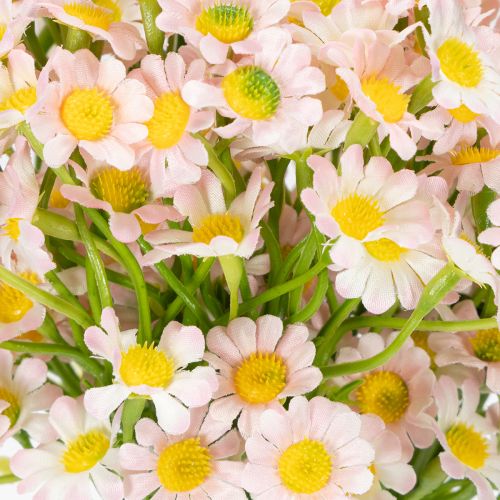 Product Artificial chamomile bouquet for bright and easy-care home decoration, 28cm, 3 pieces