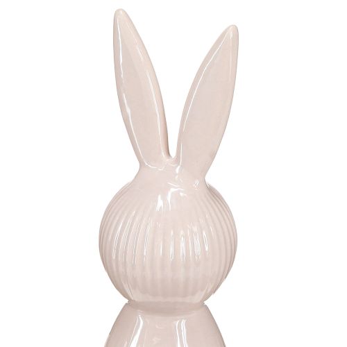 Product Decorative ceramic rabbit figurine for modern interior design, 22cm