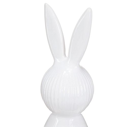 Product Simple rabbit figurine as a decorative object for modern spring arrangements, 22cm, 2 pieces