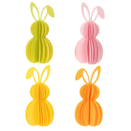 Product Decorative paper rabbit figure for hanging, perfect for spring decorations, 20cm, 4 pieces