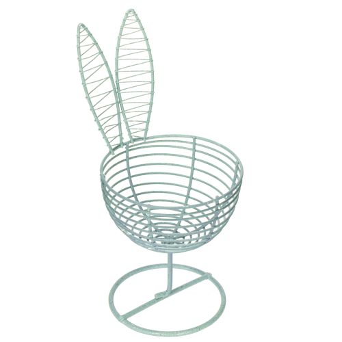 Product Wire rabbit as an open decorative object for modern spring and Easter ideas, 16cm, 3 pieces
