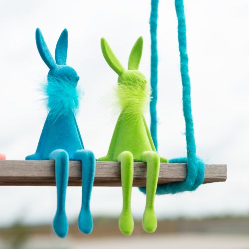 Product Decorative Bunny Cute Easter Decoration Shelf Sitter for Windowsill 36cm 2pcs
