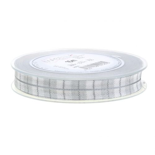 Floristik24 Karoband Gray 15mm 15m