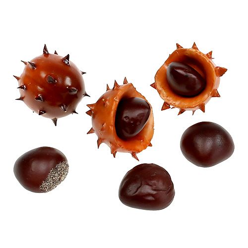 Floristik24 Chestnuts in the net 9pcs