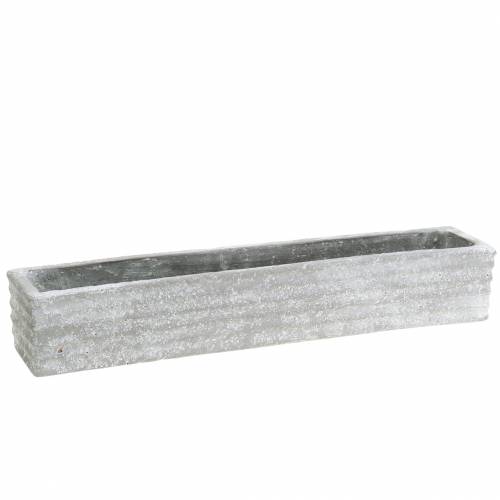 Plant box concrete light gray 40x8cm H6.7cm