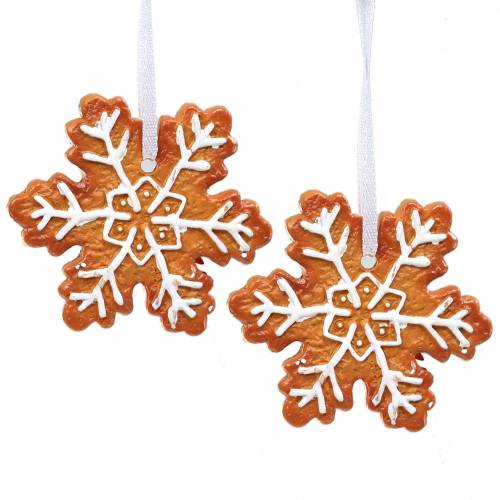 Floristik24 Christmas tree decorations biscuit snowflake 12pcs