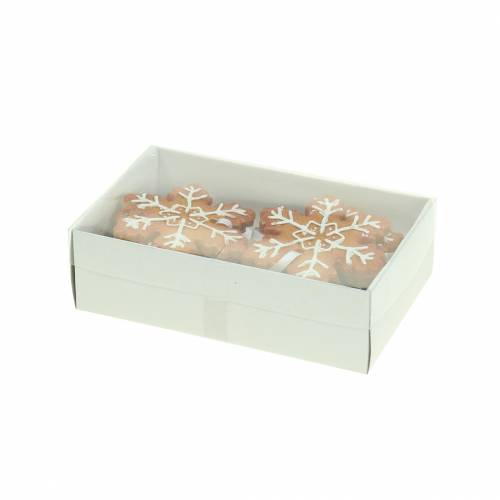 Floristik24 Christmas tree decorations biscuit snowflake 12pcs
