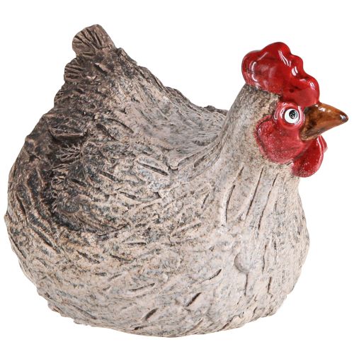 Floristik24 Ceramic Decoration Chicken Funny Easter Decoration Figure 16×12×12cm