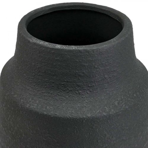 Product Ceramic Vase Black Flower Vase Decorative Vases Ø17cm H34cm