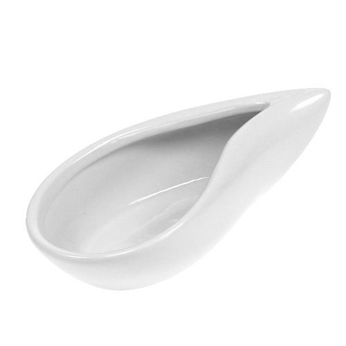 Floristik24 Ceramic Bowl White 20 x 8cm H5cm 2pcs