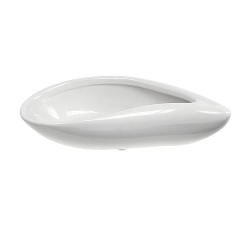Floristik24 Ceramic Bowl White 20 x 8cm H5cm 2pcs