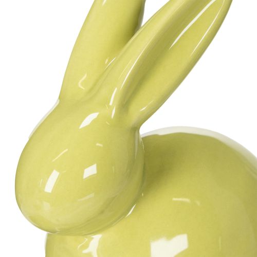 Product Ceramic rabbit, decorative figurine for stylish Easter, 11×6.5×12.5cm, 3 pieces