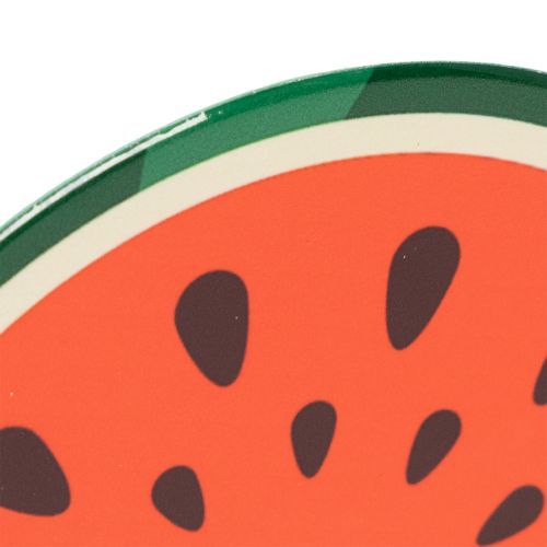 Product Fruit Coaster Set, Fruit Design, Table Decoration, Kitchen &amp; Living Room, 10cm, 6 Pieces