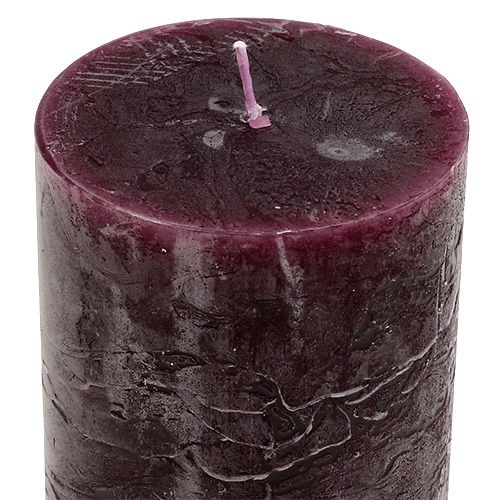 Product Candle Christmas Burgundy 50mm x 80mm 12pcs