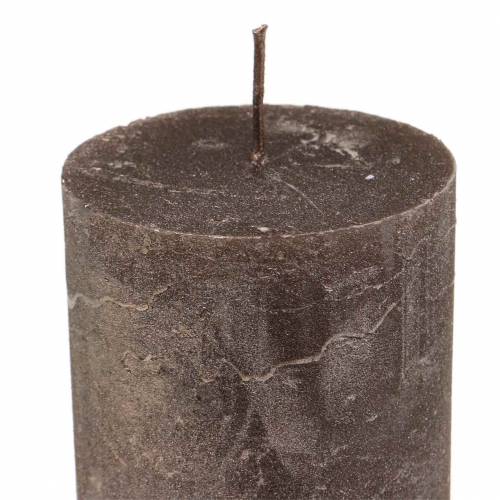 Product Solid-Colored Candles Copper Metallic 60×80mm 4 pcs