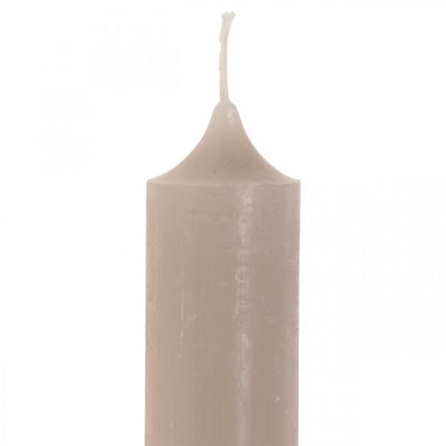 Product Candle long table candle rod candle gray Ø3cm H29cm