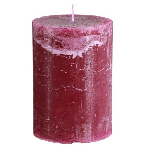 Product Candles dyed Berry pillar candles 85×120mm 2 pcs