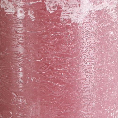 Product Candles in Pink Pillar Candles Old Pink 85×200mm 2 Pcs