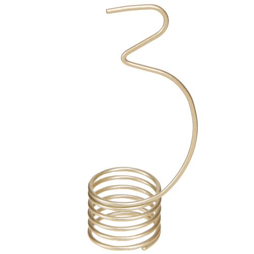 Floristik24 Candle decoration Advent numbers 1-4 matt gold metal H10cm 4 pcs