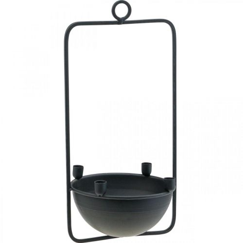 Floristik24 Hanging candle holder Black tree candle holder H30.5cm