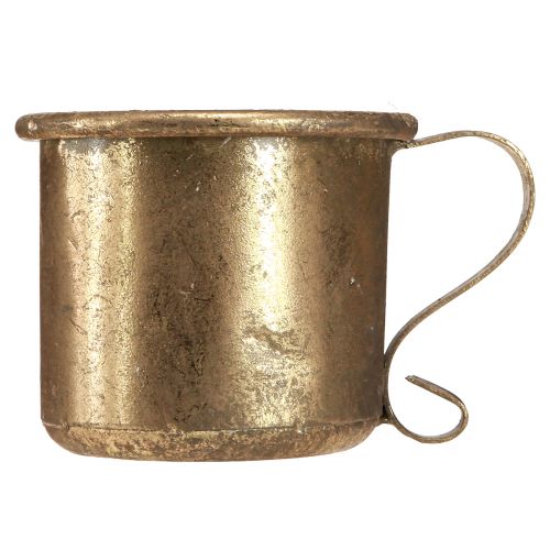 Product Candle holder gold cup candle holder vintage Ø9cm H8cm